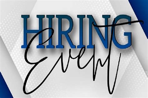 Hiring Events .